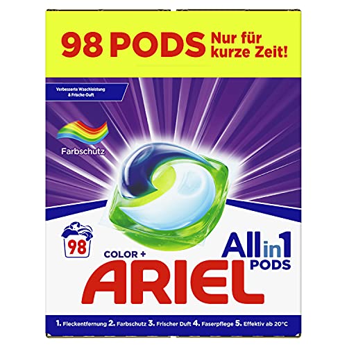 Ariel Waschmittel All-in-1 Pods für 98 Waschladungen