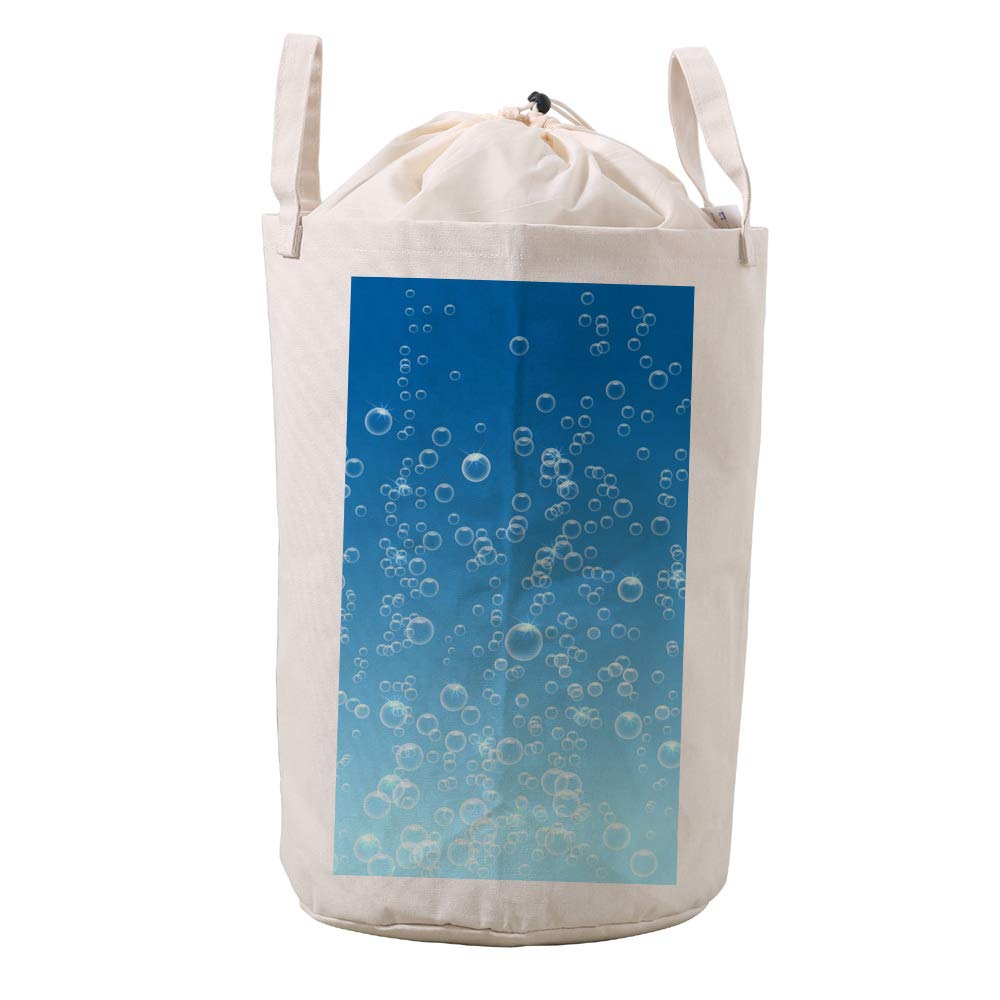 Bolsa de ropa de baño impermeable con cordón azul para piscina