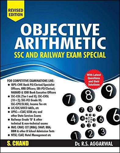 SSC and Railway Exam Special Objective Arithmetic - Includes Latest Questions and their Solutions WITH GK BOOK 2019