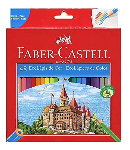 EcoLápis com 48 Cores, Faber-Castell, 120148G, Grafite