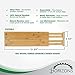 Bamboo Drawer Dividers (Set of 6) - Kitchen Drawer Organizers - Spring Adjustable, Expandable & Stackable Deep Drawers Organizer - Best for Kitchen Utensils, Silverware, Desk, Clothes Dresser Divider