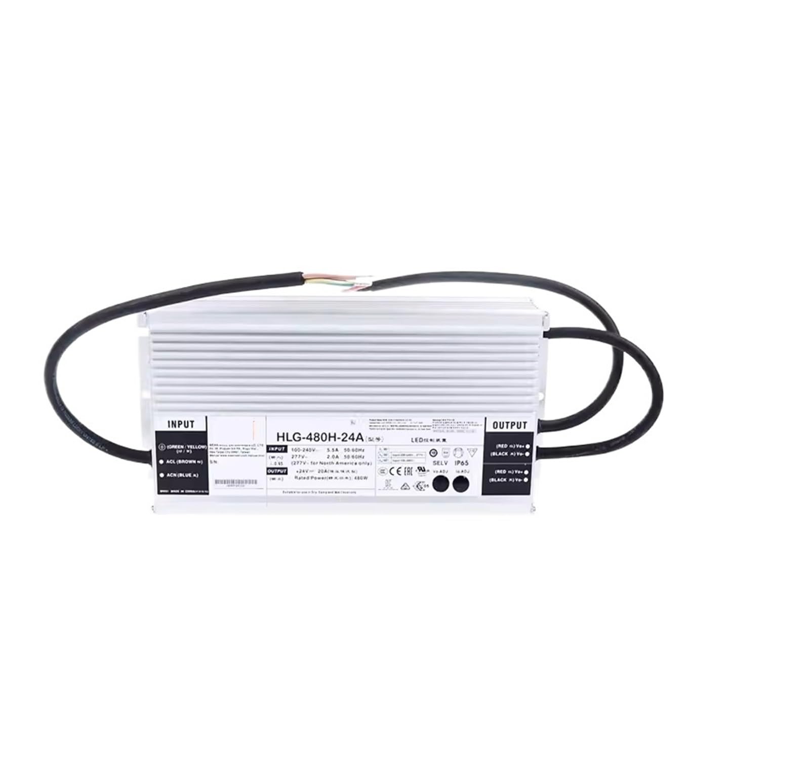 XDDQWSWA HLG-480H HLG-480H-24B HLG-480H-36B HLG-480H-48B 480W Constant Voltage + Constant Current LED Driver(HLG-480H-24B)