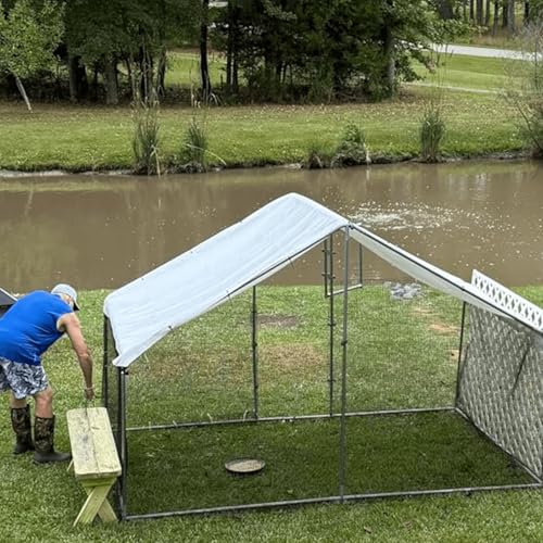 Bâche imperméable blanche en polyéthylène de 3x4m pour protection extérieure