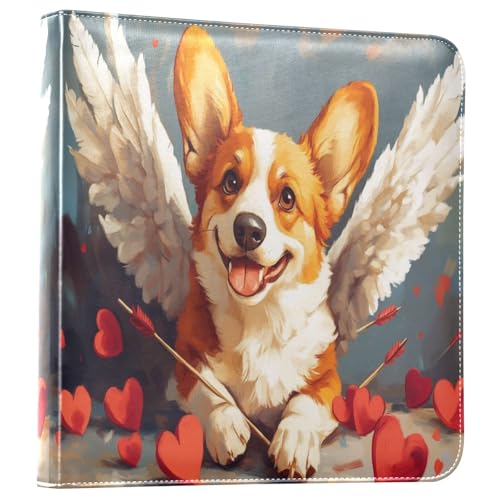 Álbum de fotos bricolaje adhesivo con cubierta de PU Leather, 3 anillos, 40 páginas, tamaño 11.8" x 11.2" para recuerdos miniatura 1