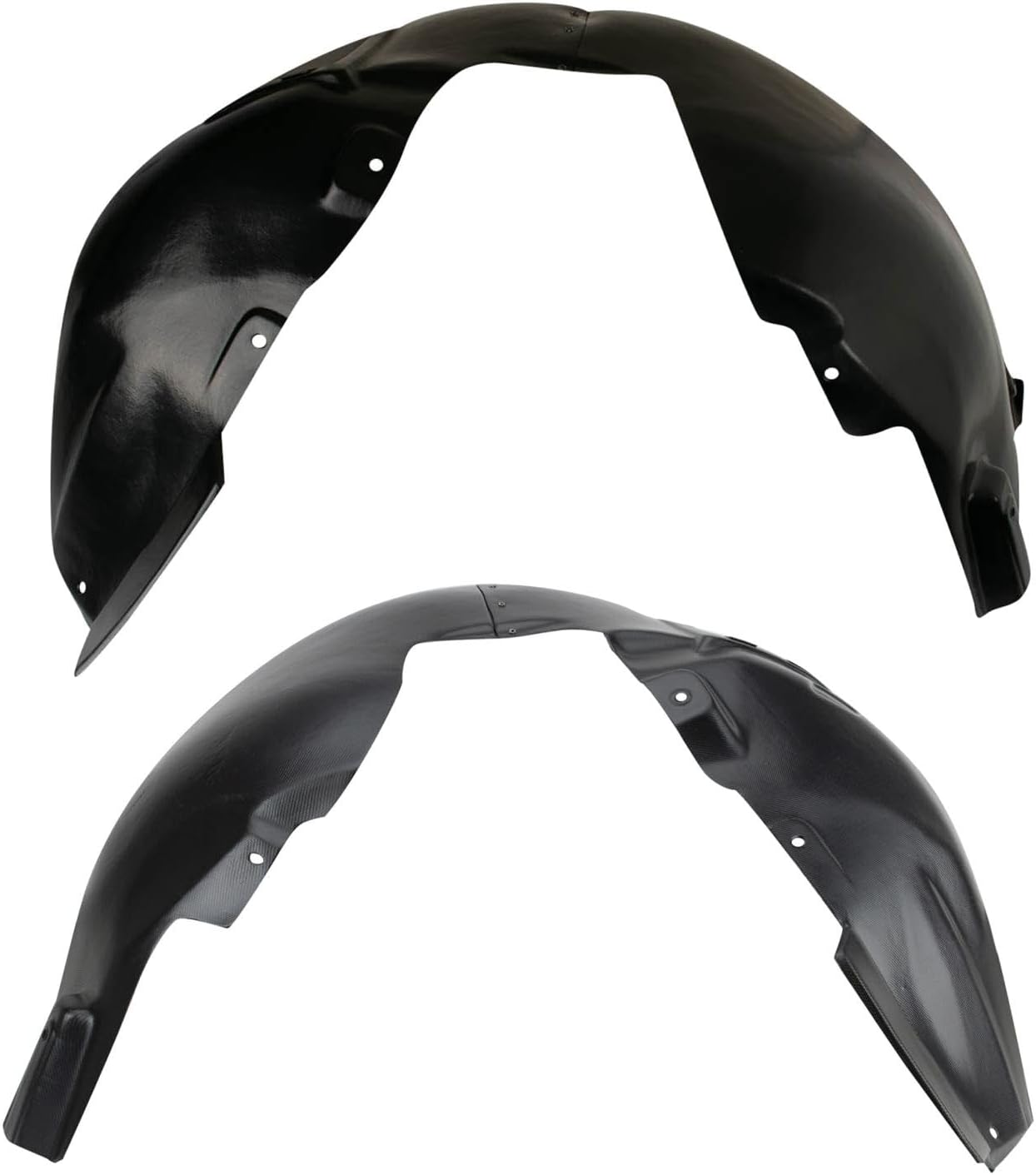 TRQ Front Inner Fender Liner Set Compatible with 2013-2016 Dodge Dart CH1248200 CH1249200