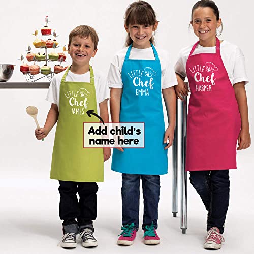 Spoilt Rotten Child's Custom Chef Apron Any Name Personalised Baking Cooking Apron Any Wording Children's Apron (Grey, Infant 3-6 Years) - Image 4