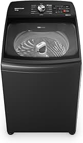 Máquina de Lavar Brastemp 16kg Cinza Platinum com Tecnologia Flex Wash e Ciclo Tira Manchas Advanced 220v