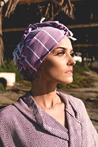 Basic Layers Turkish Hooded Bathrobe With Pocket for Men Women Lightweight Soft Ultra Absorbent Beach, Pool2