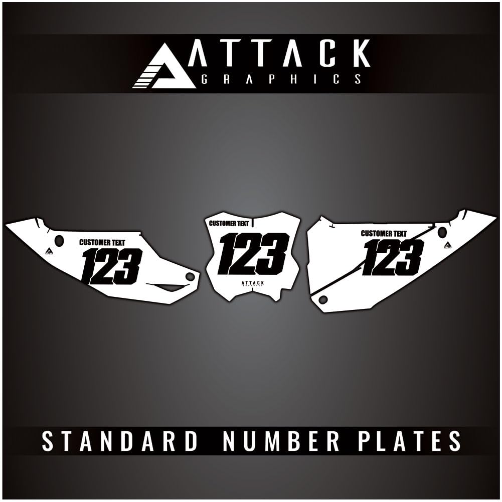Amazon.com: Attack Graphics Number Plate Backgrounds for Kawasaki