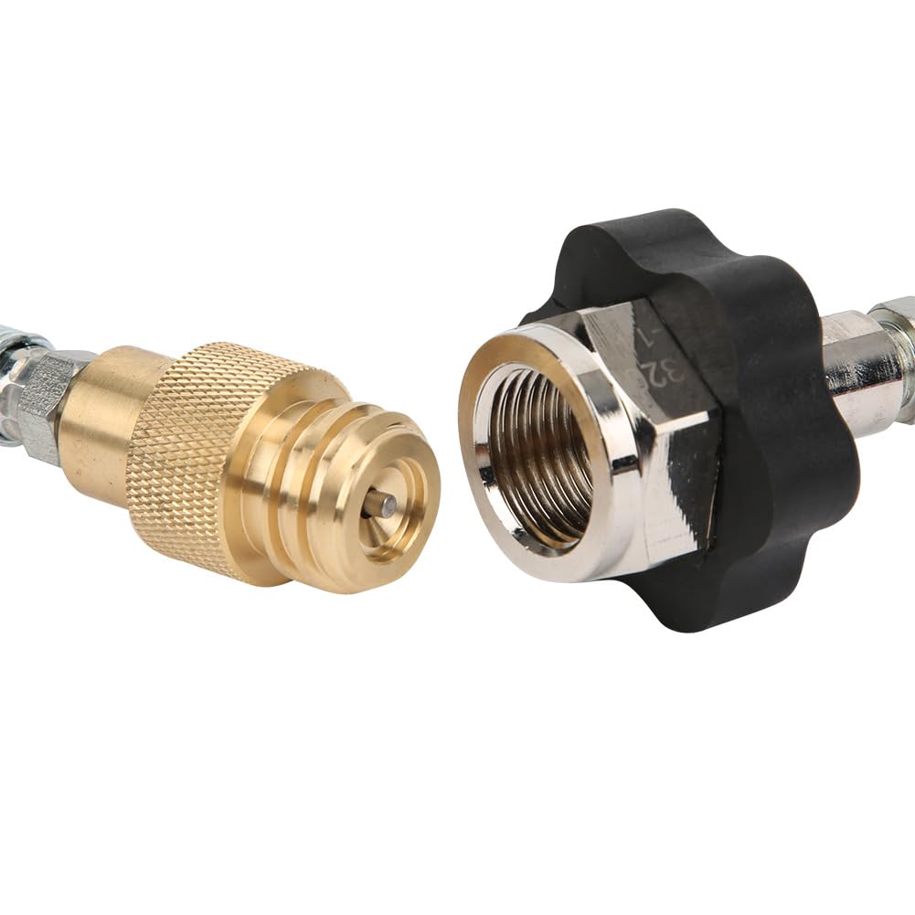 Tubo per soda G1 2 14 Tubo dell'aria ad alta pressione per esterni con ditale Lunghezza 1 m Costruzione in alluminio resistente per sistemi di erogazione di acqua gassata e