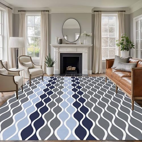 6 x 9 Ft Area Rugs for Dinging Room, Ombre