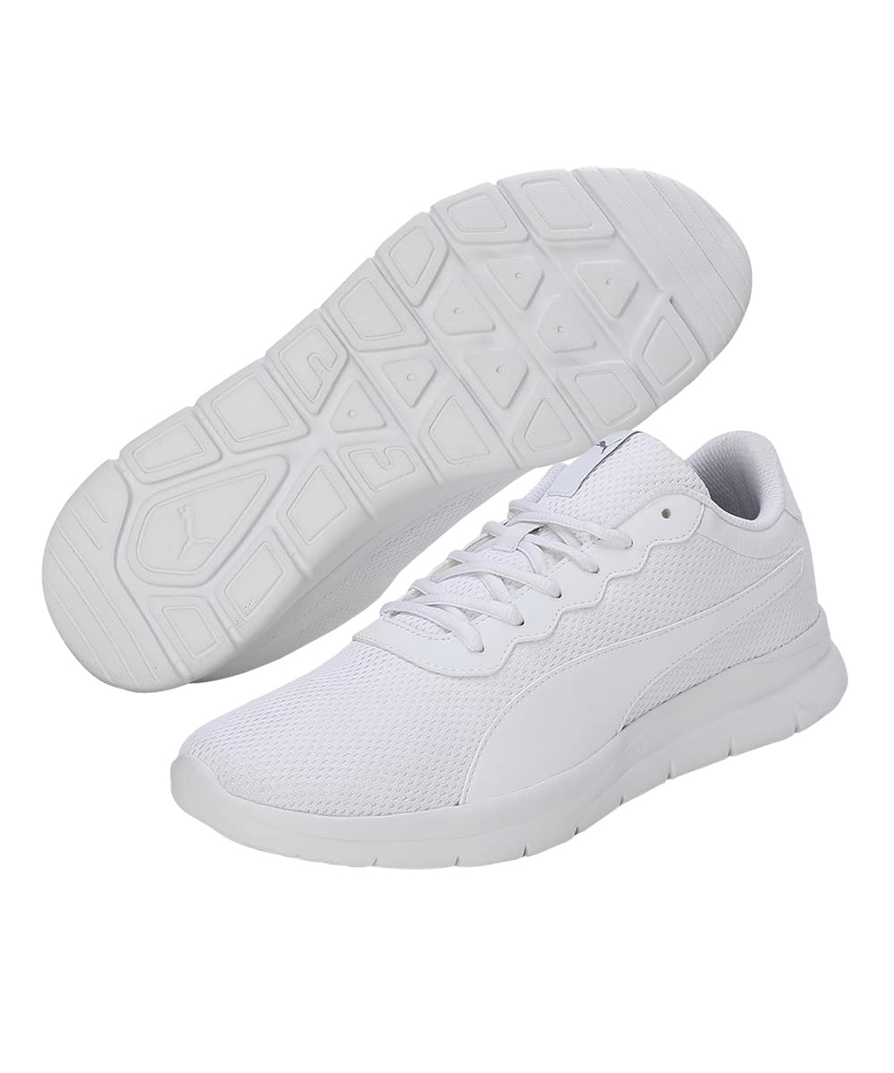 PUMA | Maximal Comfort Men's Running Shoes | White-White-Quarry | 9UK 4