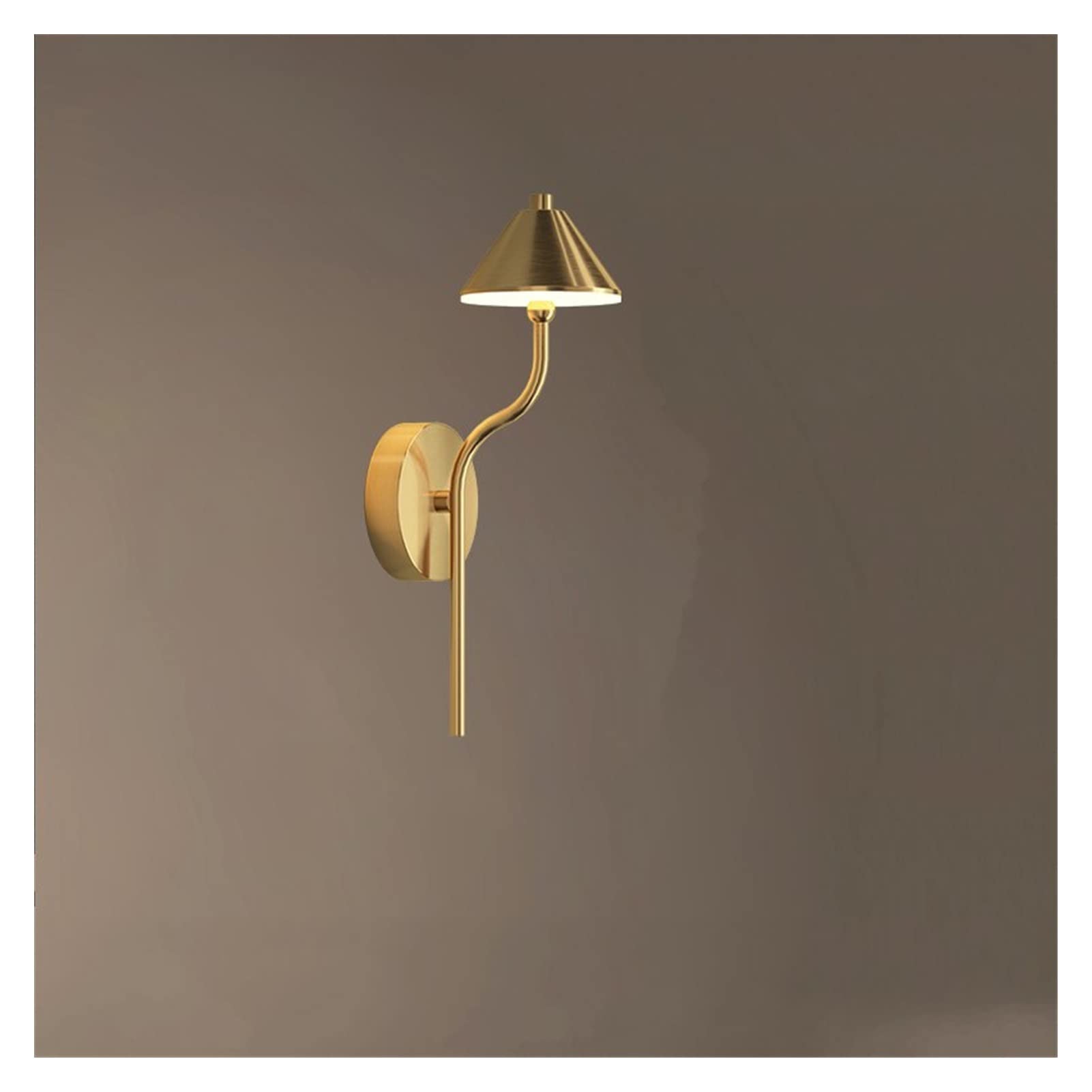 VDOQTLJT Wall lamp Modern Copper Lamp - Umbrella Decorative LED Sconce Llight Living Dining Room Bedroom Stair Aisle Pendant Ceiling Light Fixtures(1 Lightgolden)
