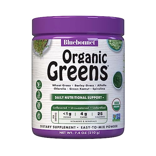 Bluebonnet Nutrition Super Earth Organic, Green Powder, 7.4 Oz