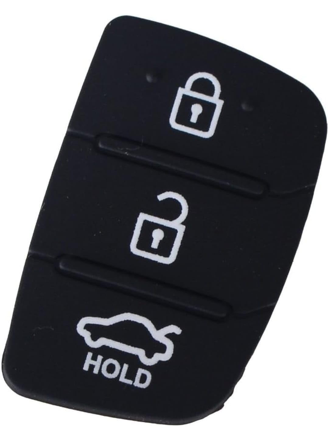 MJ TRADERS (Pack of 2) Replacement Case 3 Button Remote Body Rubber Keypad for Hyundai