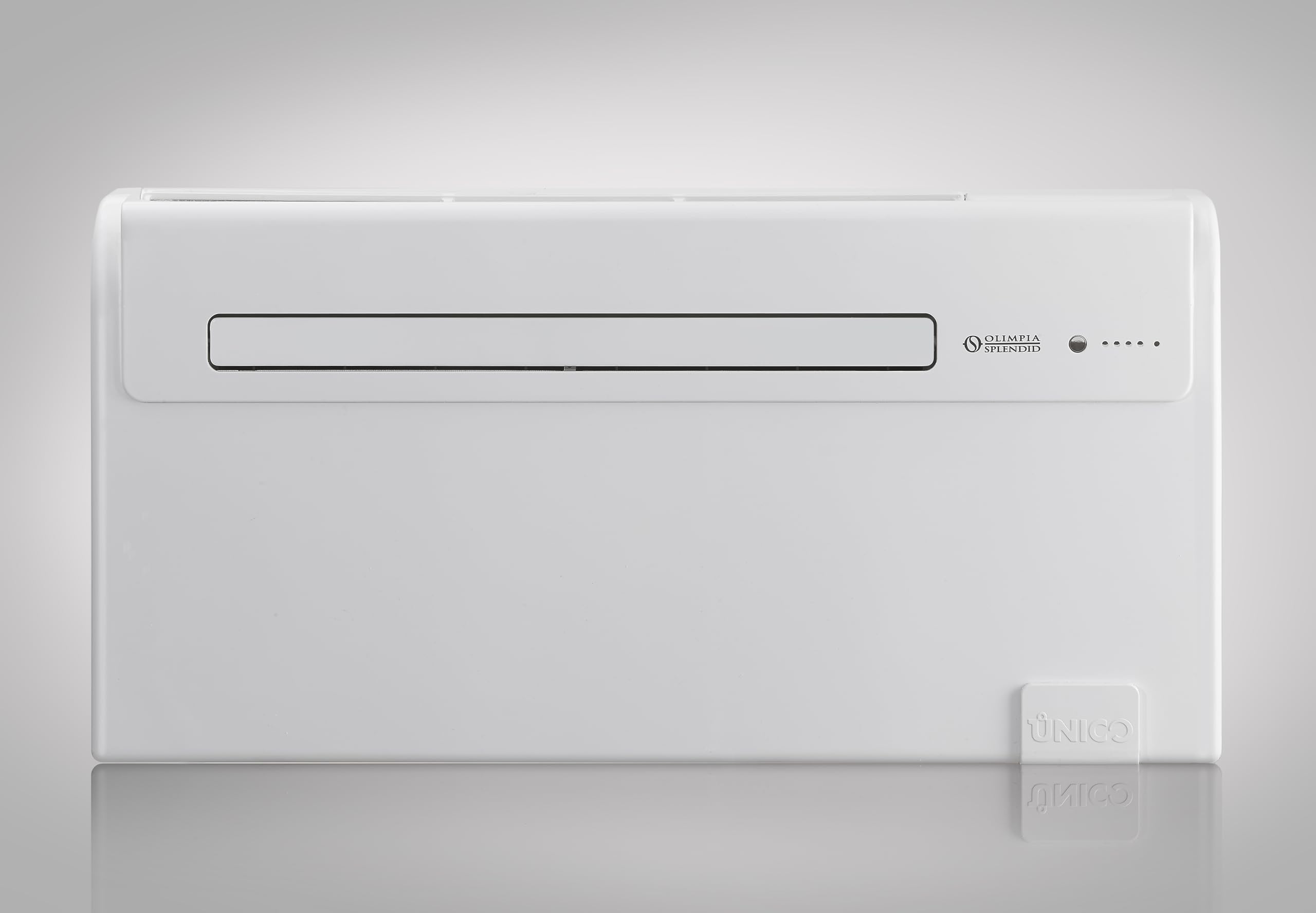 Olimpia Splendid, Unico Air HP EFA Climatizzatore a Pompa di Calore Senza Unità Esterna, Slim Design, Potenza 1,8 kW, Classe A+, Raffrescamento, Riscaldamento, Deumidificazione e Ventilazione