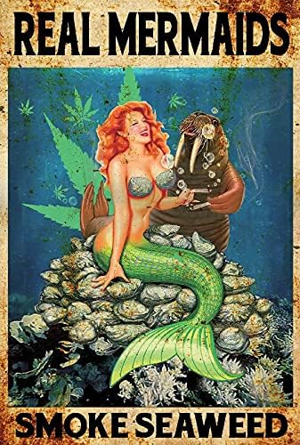 Letrero de metal retro de aluminio para cocina, cafetería, bar, jardín, hogar, baño, 8 x 12 pulgadas