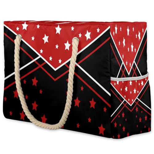 Beach Tote Bags for Women, Zipper Large Pool Bags for Swimming Travel Gym - Main Image