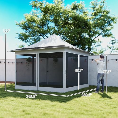 Carpa plegable para camping, capacidad 4 personas miniatura 5