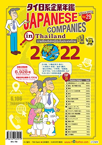 タイ日系企業年鑑2022 (電話帳)