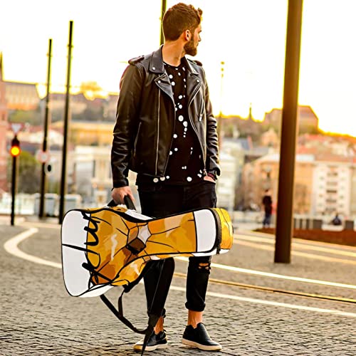 Housse imperméable pour guitare acoustique avec double bandoulière et poche Pain, Multicolore 06, 42.9×16.9×4.7 in… - Les Beatles, Paul McCartney, John Lennon, RIngo Starr, George Harrison Housse imperméable pour guitare acoustique avec double bandoulière et poche Pain, Multicolore 06, 42.9x16.9x4.7 in… – Image 7