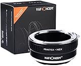 PB-NEX: Este adaptador le permite conectar manualmente su cámara E-Mount ((Alpha & Nex) con un objetivo Praktica B [roscado]
