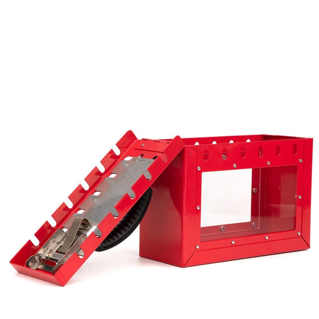 Lockout Tagout Kit-Lockout Tagout Lock Box Lock Out Tag Out Kits for OSHA Compliance (7Pack Lockout Tagout Lock)
