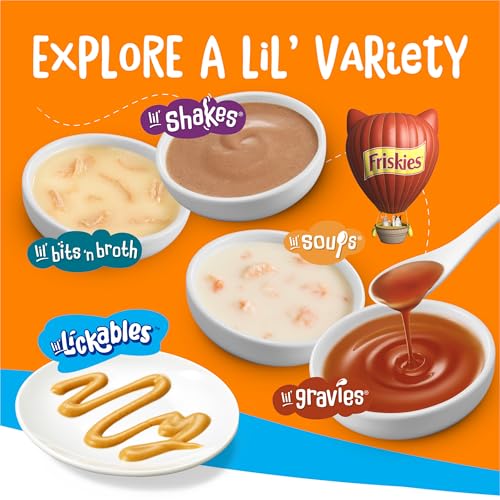 Friskies Purina Lil Lickables Cat Treats Variety Pack, 20 Ct, 10 oz - image 8