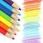 Colored Mechanical Pencil 2.6mm for Coloring and Drawing, Mechanical Colored Pencils, Mechanical Pencils with Sharpener and Portable Case,36pcs
