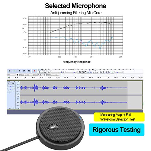 Microphone USB omnidirectionnel contre les échos en conférences d'affaires