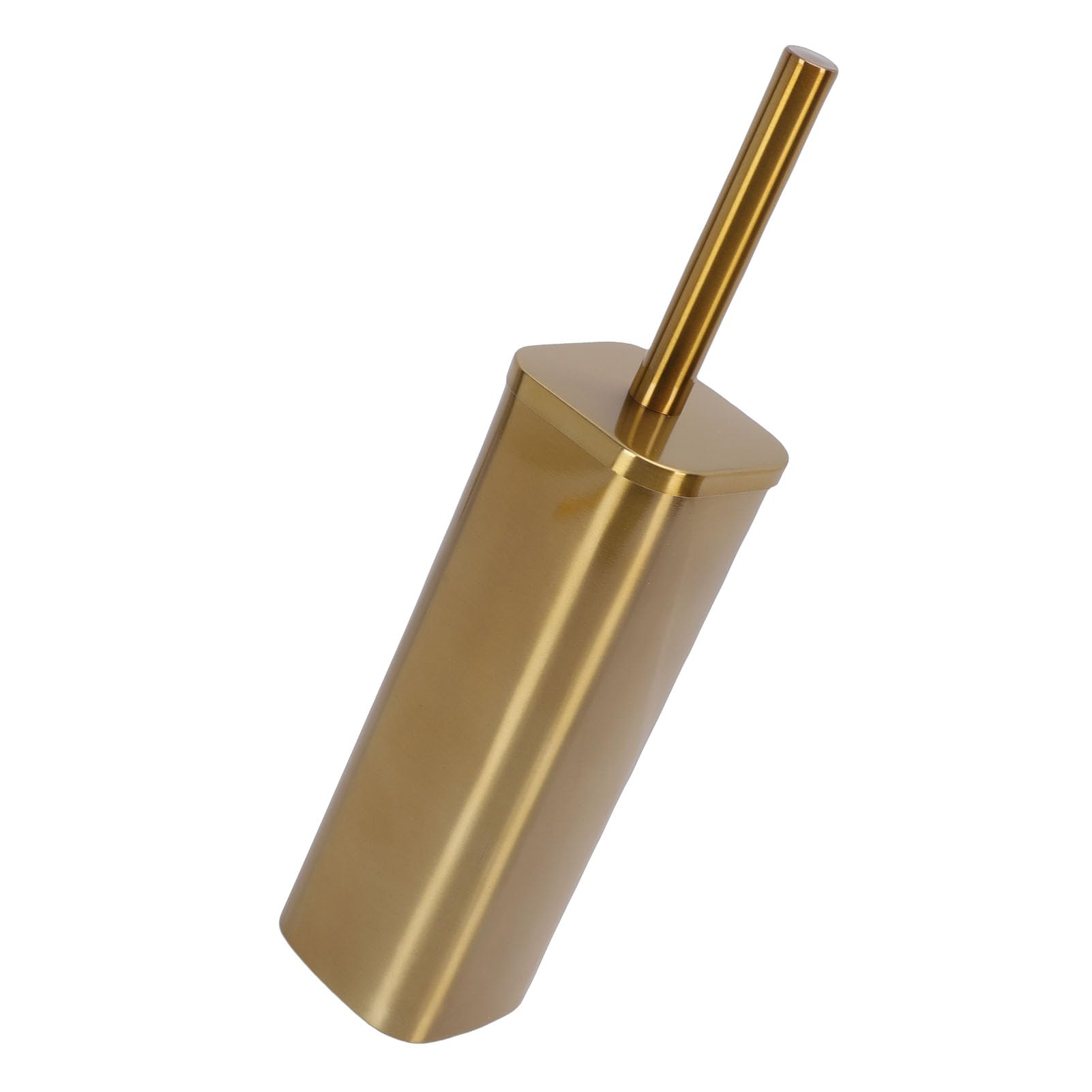 Set scopino per WC dorato |Supporto in acciaio inossidabile |Resistente agli spruzzi d'acqua