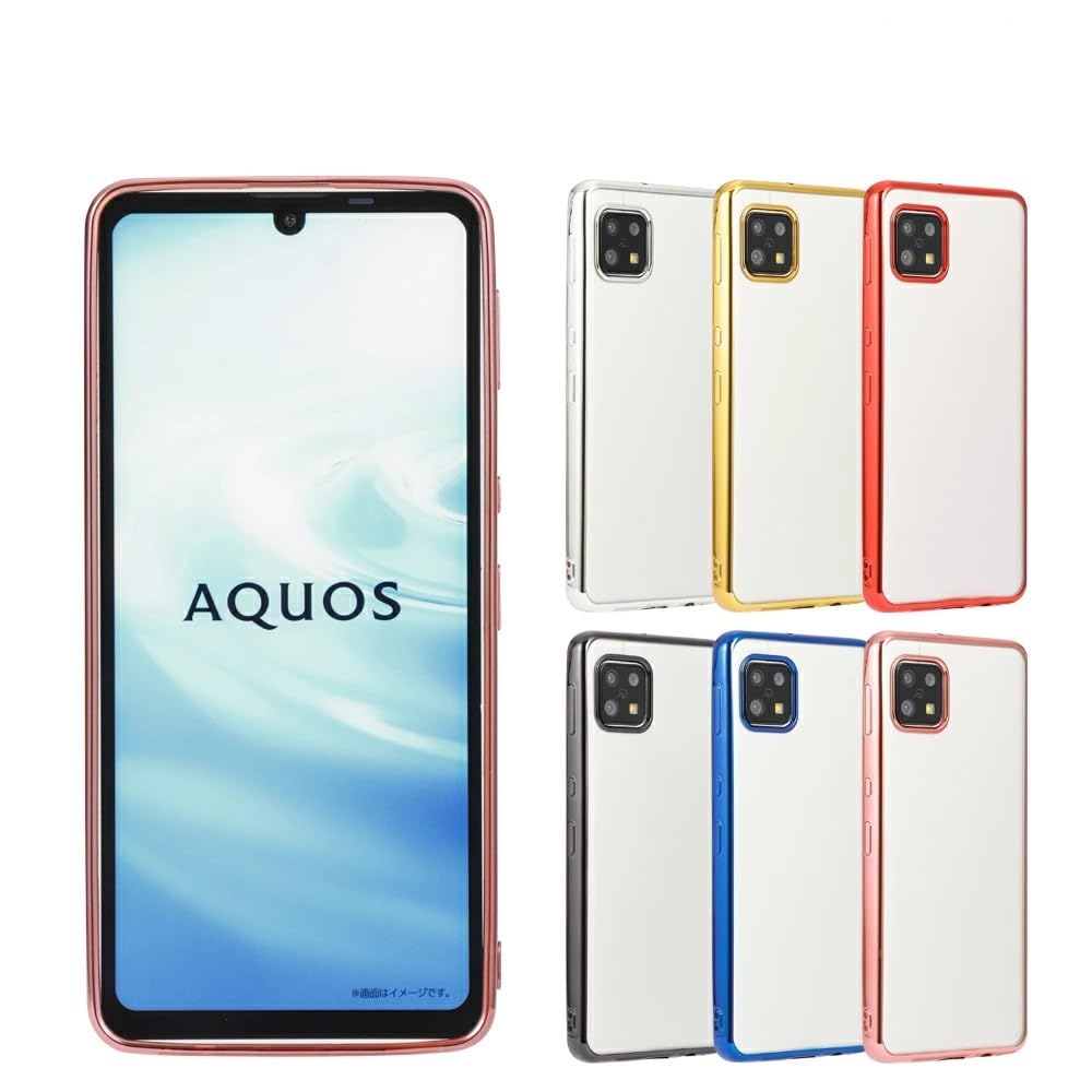 Amazon.co.jp: AQUOS sense6 ケース ソフトケース カバー クリアケース 