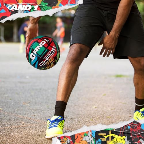 image for AND1 Chaos Basketball: Official Regulation Size 7 (29.5 inches) Rubber