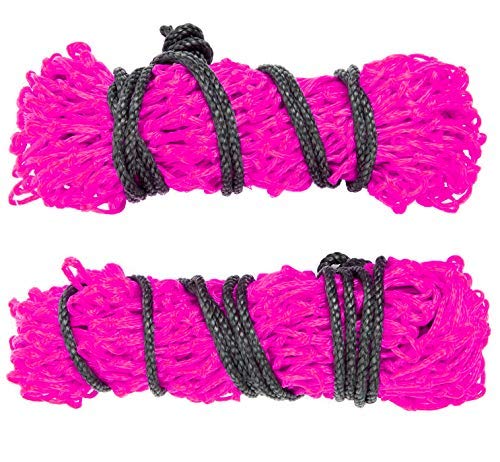 Majestic Ally 2 pcs Slow Feed 42” Hay Net for Horses Strong Small 2x2” Holes, Nylon Rope Hanging - Image 3
