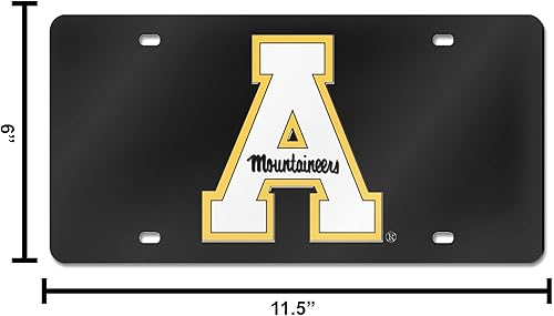 Miniatura 1049 de Rico Industries Placa de matrícula de metal con incrustaciones láser de Florida Gators de la NCAA plateado,Alternativo,Negro -,Negro/Plata,Azul,azul