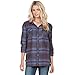 Volcom Junior's Cozy Day Long Sleeve Flannel Plaid Shirt
