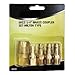 5PC BRASS MILTON TYPE QUICK COUPLER SET