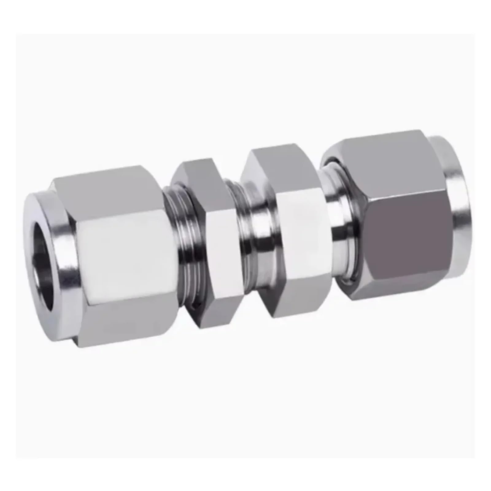 Trójnik kolankowy krzyżowy 1/8" 1/4" 3/8" 1/2" 3/4" 1" 3 4 5 6 8 10-30 mm OD Podwójne złącze zaciskowe Złącze zaciskowe ze stali nierdzewnej 304(Elbow,22MM_COMPRESSION)