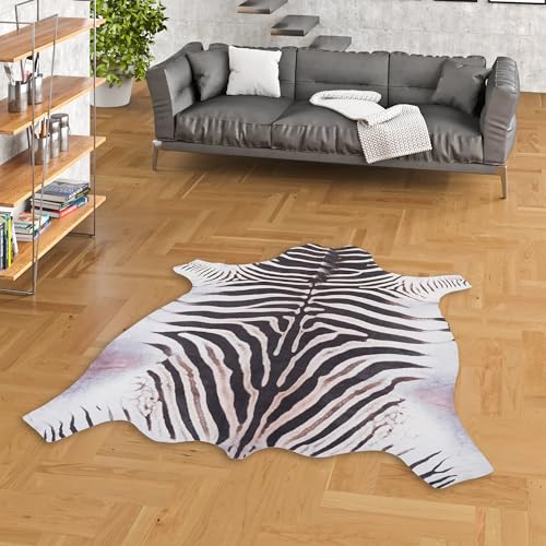 Pergamon Zebra - Tapis en Fibres synthétiques - Noir Blanc - 3 Tailles
