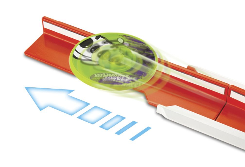 Mattel Y0569 - Hot Wheels Spinshotz Super Boost Spinway Spielset