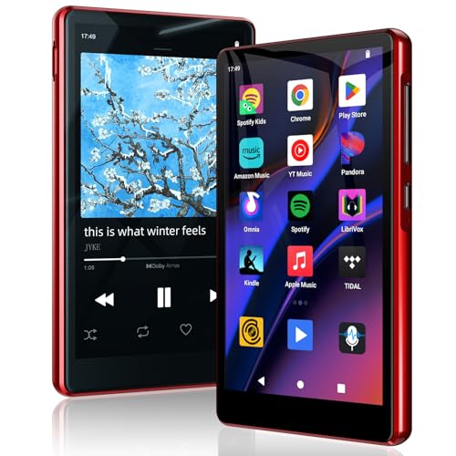 RUIZU 163GB Android MP3 Player with Bluetooth and WiFi, 4.5" Touchscreen Music Player with Spotify, Parental Control, Pandora, Amazon Music, Audible, Speaker, HiFi MP4 MP3 Player for Kids, Support 1TB
