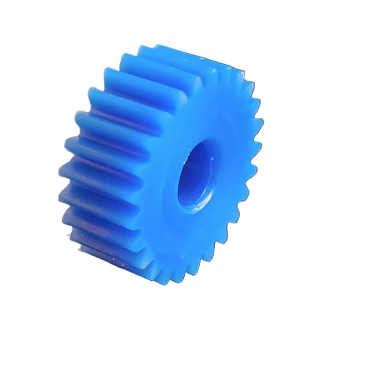 Cylindrical Drive 1pcs Cylindrical Gear 20mm Thickness Flat Gear 2 Module Plastic Nylon Spur Gear 2M Straight Transmission Pinion 8mm Hole Rack Machinery(30 Teeth)