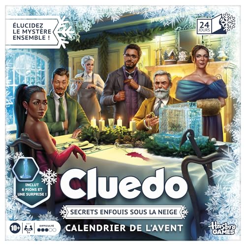 Advent Calendars Calendrier de 'avent Cluedo : Secrets enfouis sous la Version Française Jeu d'halloween à partir de