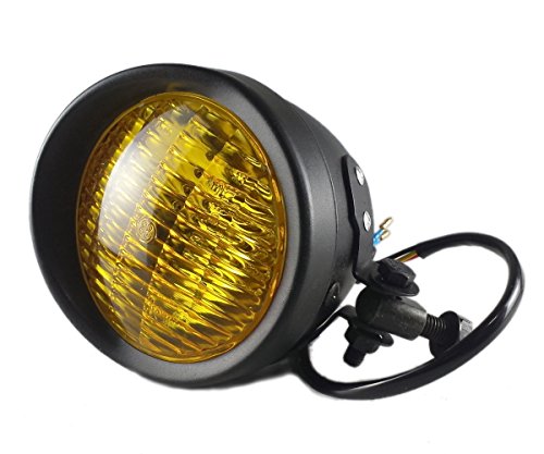 Amazon | 4.5インチ汎用バイザー付きベーツライト/バイク用ヘッド