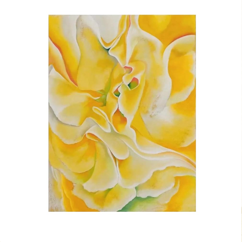 LHHJF LJHFA Georgia O'Keeffe Posters Colorful Flowers Canvas Painting Georgia O'Keeffe Wall Art And Prints For Home Decor Wall Pictures 40x60cmx1 No Frame