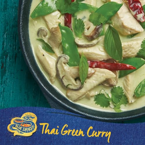 Blue Dragon Thai Green Curry Paste 170g | Medium Spice | Serves 4 | Authentic Thai Flavours Using Green Chillies, Lemongrass & Lime Leaves