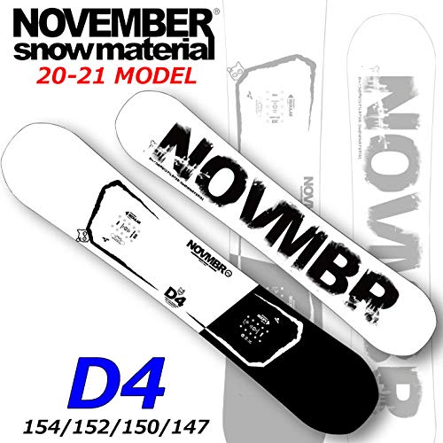 NOVMBR D4 スノーボード 150cm NOVEMBER ノベンバー スノーボード 板 ユニセックス D4 ムラサキ
