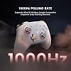 GameSir Cyclone 2 Multiplatform Wireless Controller- TMR Electromagnetic Joysticks&Hall Effect Switch triggers,6-axis Gyro Gaming Controller for Switch/PC/iOS/Android/Steam (Phantom White Bundle)