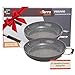 Vesuvio Ceramic Coated Nonstick Frying Pan, 13 Inch | Heat Resistant Silicone Handle | Durable, High Heat Aluminum Base with No PTFE, PFOA, Lead or Cadmium | Oven & Dishwasher Safe | Made In Italy