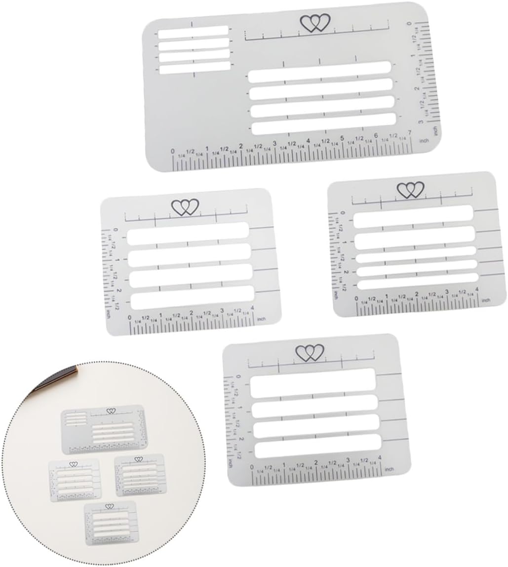 Envelope Addressing Guide Stencils Plastic Line Ruler Templates for Letter Writing Invitations Journaling with Clear Spacing Marks Smooth Pen Glide Compact Portable Design